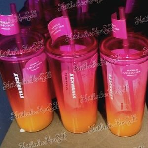 Starbucks Hawaiian Sunset glass cup